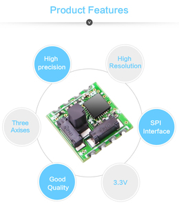 RM3100 3 Achsen PNI13156+PNI13104 elektronischer Kompass Magnetfeld SPI-Sensor Super HMC5883L Magnetometer Geomagnetisches Modul - Product Image 3