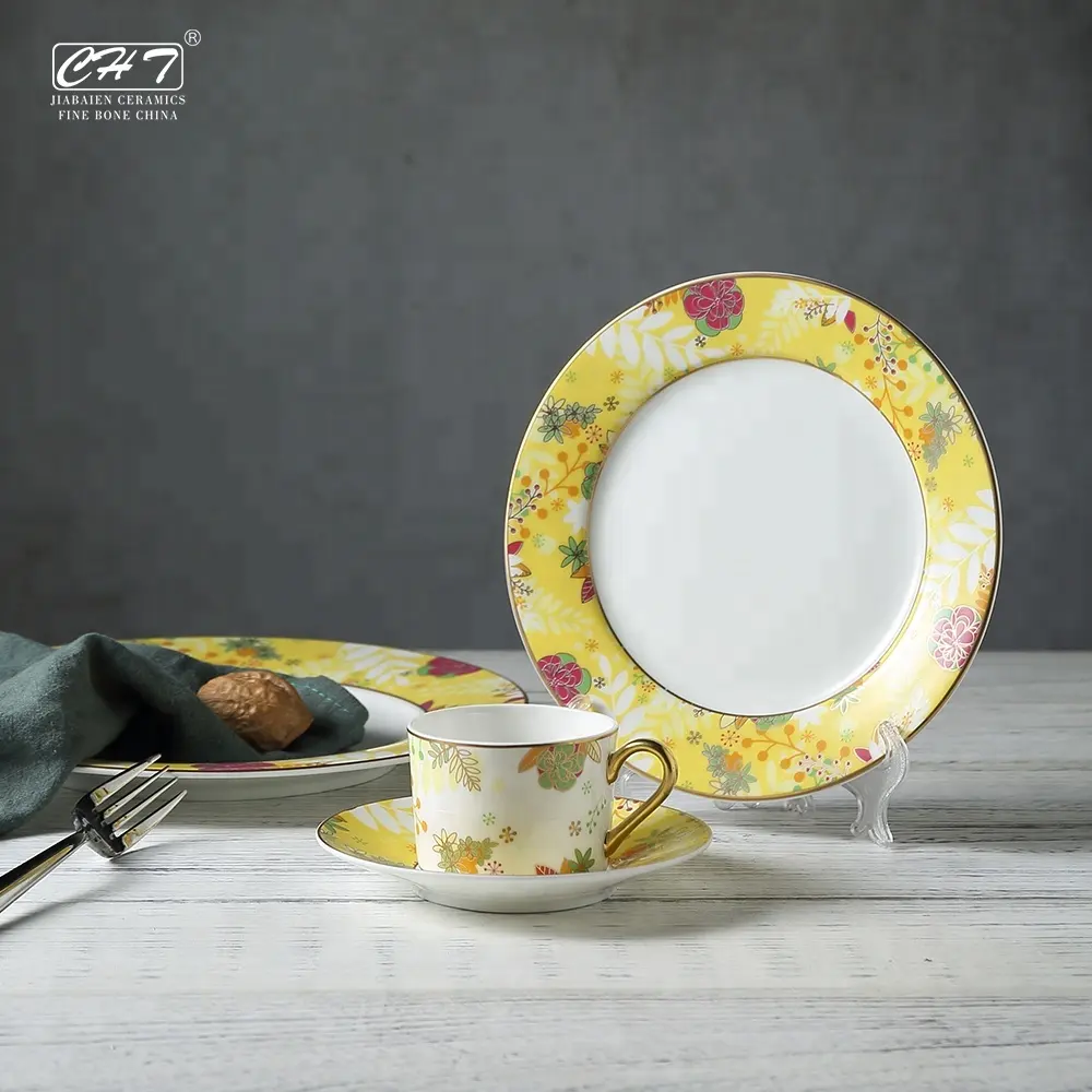 Turkish translucent coffee cups dishes and plates dinnersets bone china wholesale gift items