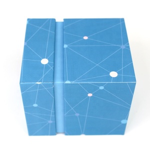 Personalizzato Cappello di Design In Rilievo Riciclabile Cartone Imballaggi di Carta Candela Gift <span class=keywords><strong>Box</strong></span> Holder Con Coperchio