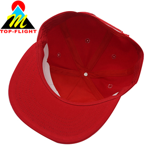 Hot Red 3D Embroidery <strong>B</strong> Zigzag Stitching 5 Panel Foam Hip-Hop Snapback <strong>Cap</strong> - Product Image 6