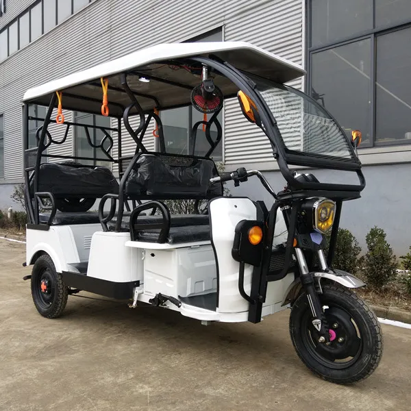Batería operado adulto eléctrica de 3 ruedas triciclo Bajaj tuk vehículos eléctricos