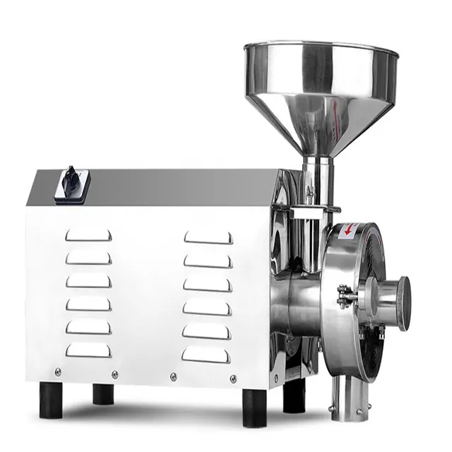 In acciaio inox 2200W di potenza di mais Mulino di grano Smerigliatrice personalizzato Grinder piccoli macchinari per la vendita