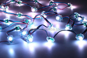Modul <span class=keywords><strong>Dot</strong></span> Matriks <span class=keywords><strong>Led</strong></span> RGB, 5V Bentuk Persegi Tahan Air IP68 12Mm <span class=keywords><strong>WS2801</strong></span> - Product Image 3