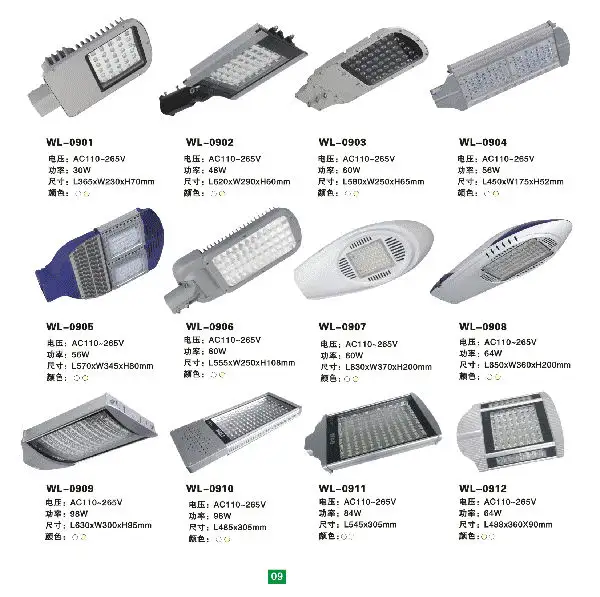 FÜHRTE straße leuchten/led-straßenleuchte gehäuse