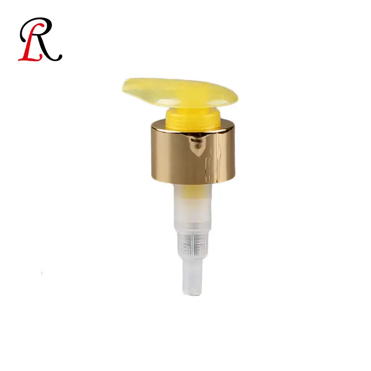 Lotion Pump Factory Supply Rose Gold Aluminium Lotion Pump For Bottles With ISO9001 Certificate