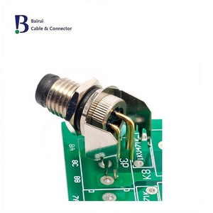 M8ตัวเชื่อมต่อเซ็นเซอร์แบบวงกลมมุม3 4 5 6 8Pin แผงรองรับแผงวงจร Pcb หน้าสัมผัสด้านหลังสำหรับติดตั้งสัญญาณ - Product Image 5