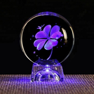 DILU 3D lazer 60 80mm kişiselleştirilmiş K9 kazınmış kristal toplar küpleri blok kar küre topu küreler Paperweight hediye ile Led taban - Product Image 5