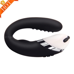 Ücretsiz özel kutu-yetişkin çift U şekli vibratör seks oyuncakları su geçirmez G Spot Vibe Clit oyuncaklar masaj USB şarj edilebilir seks oyuncakları