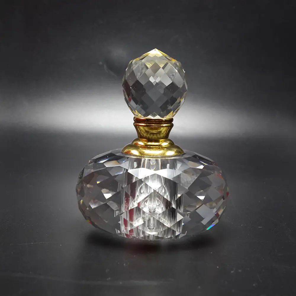 Kristall herstellung Diamant glas 3ml Parfüm flasche mit Glasstab