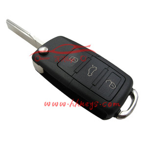 3+1 Buttons <strong>VW</strong> Passat B5 Flip <strong>Key</strong> Cover Remote <strong>Key</strong> Fob Shell - Product Image 2