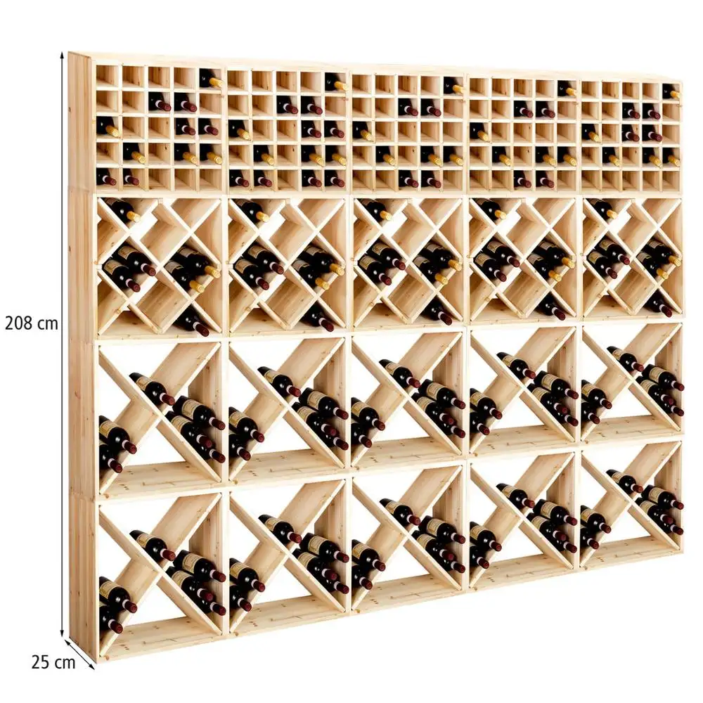 Muro di corrente domestica montato cantina rack, Mobili supporto del vino
