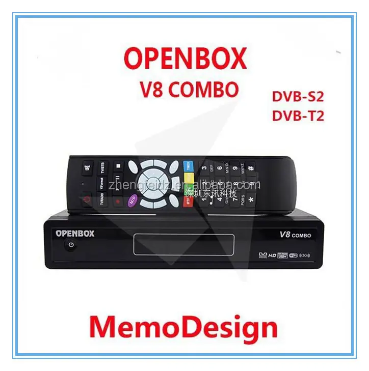 Télécommande openbox v8 récepteur combiné dvb-s2 dvb-t2 combo