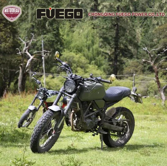 CAFE TRACKER Racer 250cc di Raffreddamento Olio 6Gears Moto Scrambler