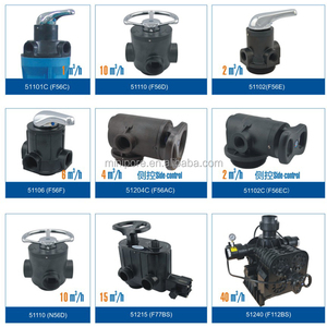 Frp serbatoio automatico runxin controllo addolcitore acqua valvole di controllo manuale filtro per il trattamento delle acque - Product Image 4