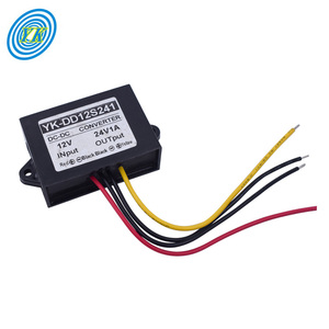 DC-DCコンバーター高変換率24vdc 12vdc1aシングルプラスチックシェル5A車、トラック。扇風機など1年/