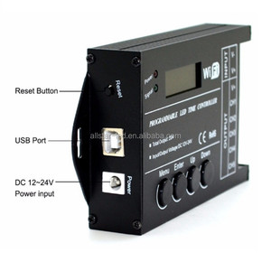 Ha condotto Il Regolatore TC420 TC421 wifi Led Tempo Programmabile PC Ha Condotto Il Regolatore RGB PC Dimmer 5 Canali DC12V24V per la Striscia del Led