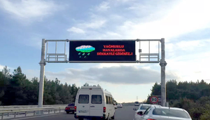 Дорожный знак VMS, обозначающий светодиодный знак для отображения динамических сообщений на шоссе с EN12966 - Product Image 4
