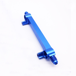 מותאם אישית כחול אלומיניום Anodized CNC עיבוד חלקי אוניברסלי הר סוגר אופנוע רכב רייסר אביזרי כלים