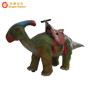 Robotik yaşam boyu yürüyüş ve sürme kamu durumlar için dinozor oyuncaklar kapalı/açık fiberglas Metal çelik malzeme