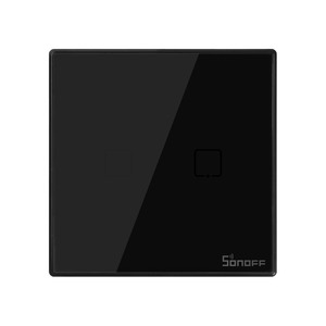 SONOFF T3UK 2C TX duvar dokunmatik Panel için 2 Gang Wifi/App/ses/RF uzaktan kumanda akıllı ışık anahtarı çalışır Alexa siyah akıllı ev - Product Image 2