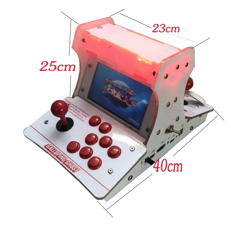 Hot Style 2 Spelers Videogames 1500/3200 Games Beschikbaar Pandor 'S Arcade Game Console