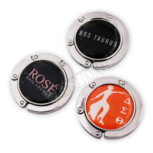 Custom Wholesale Instant Portable Table Top Purse Hook Bag Hanger