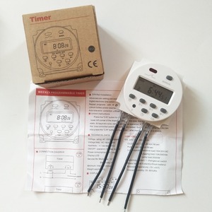 CE RoHS CN101A Zeit Schalter 220V 110V 24V 12V Mit 4 Drähte LCD Display Täglich Wöchentlich programmierbare Digital Timer - Product Image 4