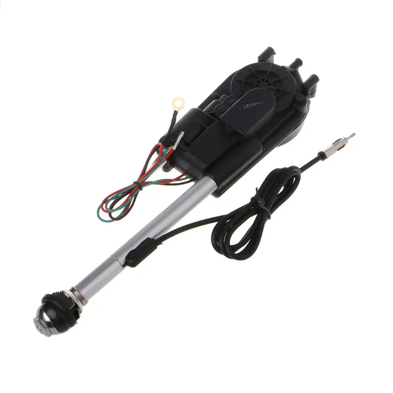 Antena aérea automática de 12V para coche, Universal, resistente al agua, AM, FM, Radio, SUV, potencia eléctrica, longitud de Cable ajustable