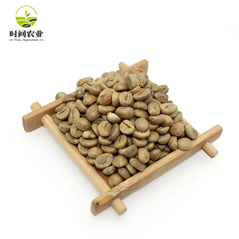 Промышленные зеленые кофейные зерна robusta, цена за кг