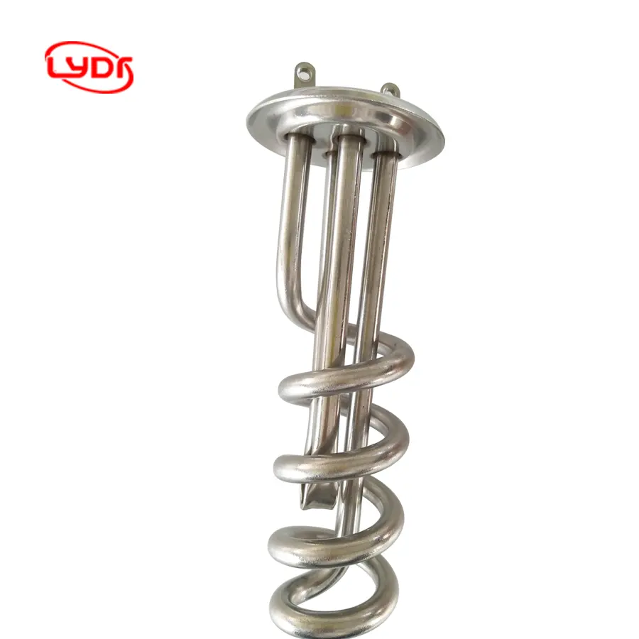 Xinghua LYDR di fabbrica di alta qualità di formato personalizzato tubo di riscaldamento elettrico riscaldatore tubolare tipo a spirale per il riscaldatore di acqua/solare