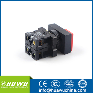 HUAWU XB2-EL8425 NO NCダブルヘッドボタンスプリングリターン、マークラッチ付きプッシュボタンスイッチ、シンボル付き - Product Image 4