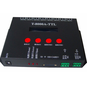 Модифицируемый светодиодный пиксельный контроллер rgb/dmx для SD-карты t4000 4096 пикселей - Product Image 5