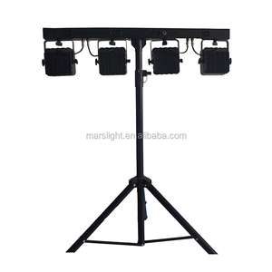 אורות DJ 3in1 100 w COB RGB LED אור 4 Par LED בר אור dj מערכת קול - Product Image 3