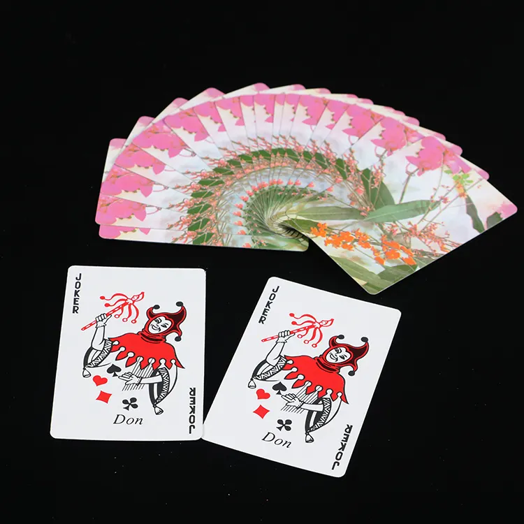 Produttore fornisce direttamente custom design regalo di plastica carte da gioco in promozione