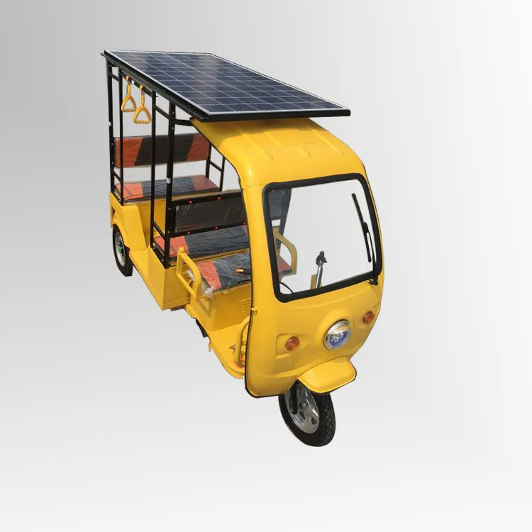Cinese di qualità superiore a tre ruote bajaj per L'africa triciclo elettrico con differenziale pannelli solari usati import/outport