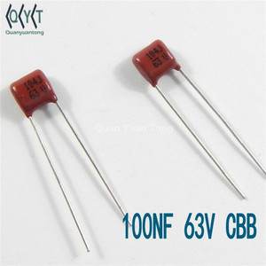 电容器 104j 63v 0.1uf 电容器 100nf CBB 聚丙烯电容器 5% - Product Image 1