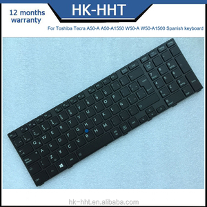 HK-HHT批发新款东芝泰克拉A50-A W50-A，带背光拉丁笔记本电脑键盘