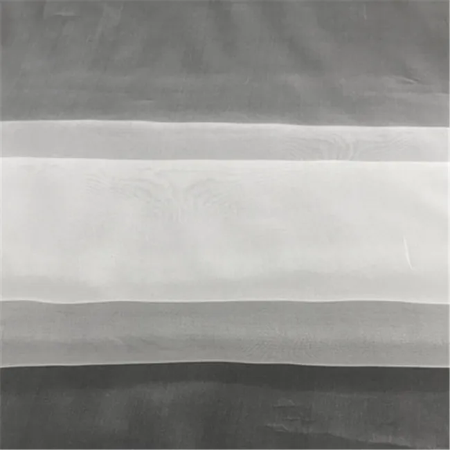 Tessuto in Organza di seta tinto bianco naturale all'ingrosso da 5.5mm per abito da negozio di nozze personale