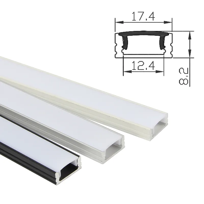 Perfil de alumínio do led para tiras do led, controlador do canal do alumínio do diodo emissor de luz do alumínio