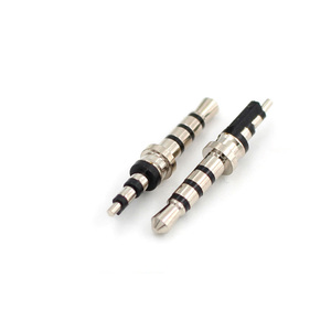 Factory Prices 2.5mm <strong>4</strong>-pole Audio Plug, Male Stereo <strong>4</strong> <strong>Pin</strong> Audio Phone Jack, Audio <strong>Connector</strong> - Product Image 2
