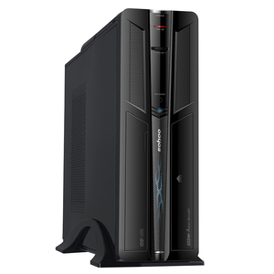 Puerto frontal de audio y USB Mini-ITX, caja de computadora de escritorio SFF con ventilador, material de PC, sistema de altavoces incorporado, tipo de torre media ATX - Product Image 1