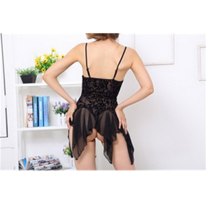 プラス成熟したセクシーなネクタイパジャマ成熟した女性パジャマベビードール - Product Image 2