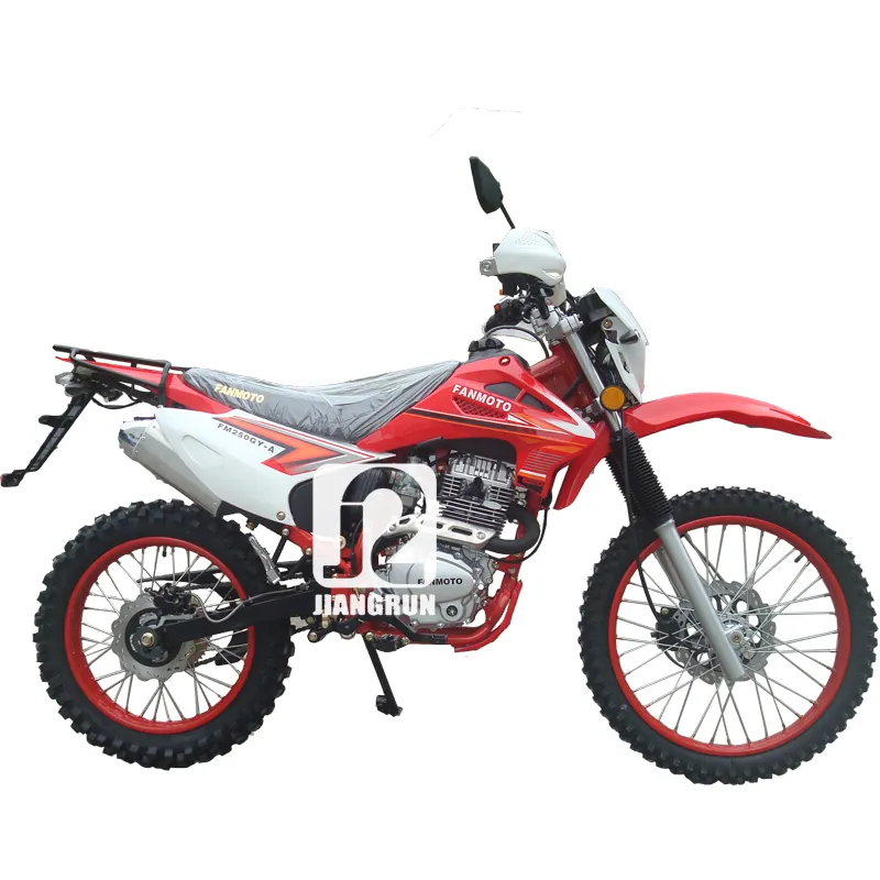 Jiangrun JR200GY-15 Kualitas Tinggi 12 V Baterai Dua Roda Sepeda Motor 200cc Sepeda Motor Trail