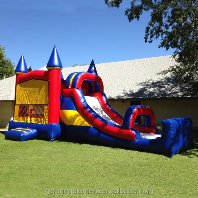 Di alta Qualità Per Bambini di Età Gonfiabile Casa di Rimbalzo Castelli di Salto castello gonfiabile con piscina In Vendita