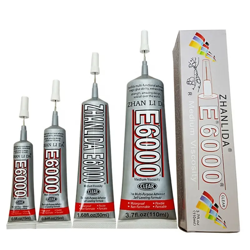 15ミリリットル50ミリリットル110ミリリットルTransparent Repair Glue For Mobile Phone LCD Touch Screen Jewelry E6000 Glue