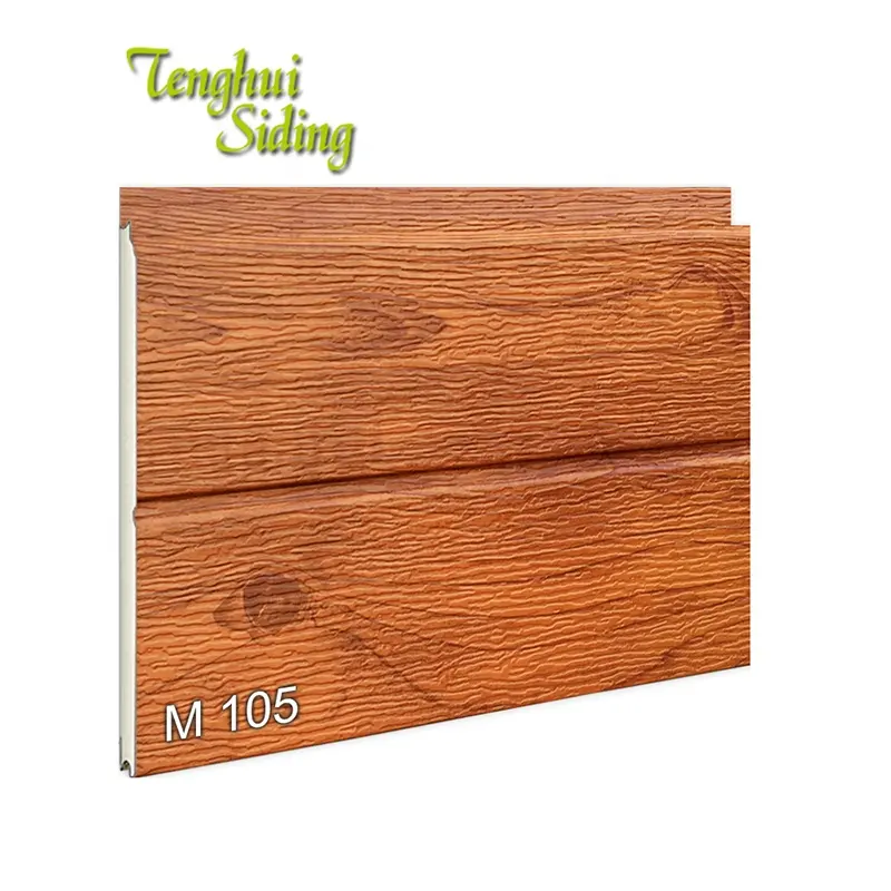 Lightweight and Decorative Building Materials 3d Wood Wall PU Sandwich Cladding Panel