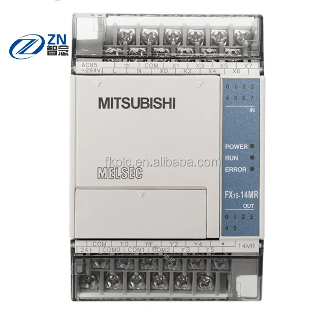 Controlador lógico programable FX1S-14MR-001 MITSUBISHI serie FX1S PLCPLC CNC, nuevo y ORIGINAL