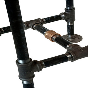 INDUSTRIAL SHELVES INSTALLATION-Get those <strong>floating</strong> shelves up with ease Malleable Cast Iron Thread Floor Flange