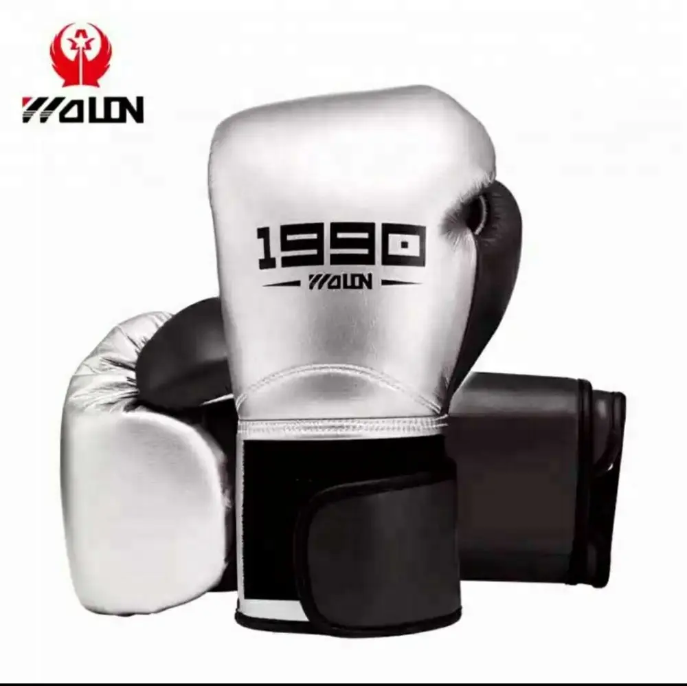 Muay thai-sacos de boxeo de PU para entrenamiento, guantes de boxeo, venta al por mayor
