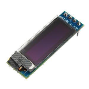 0,91 Zoll 128 × 32 IIC I2C blaues OLED-LCD-Display DIY oled-Modul für Arduino-Projekt